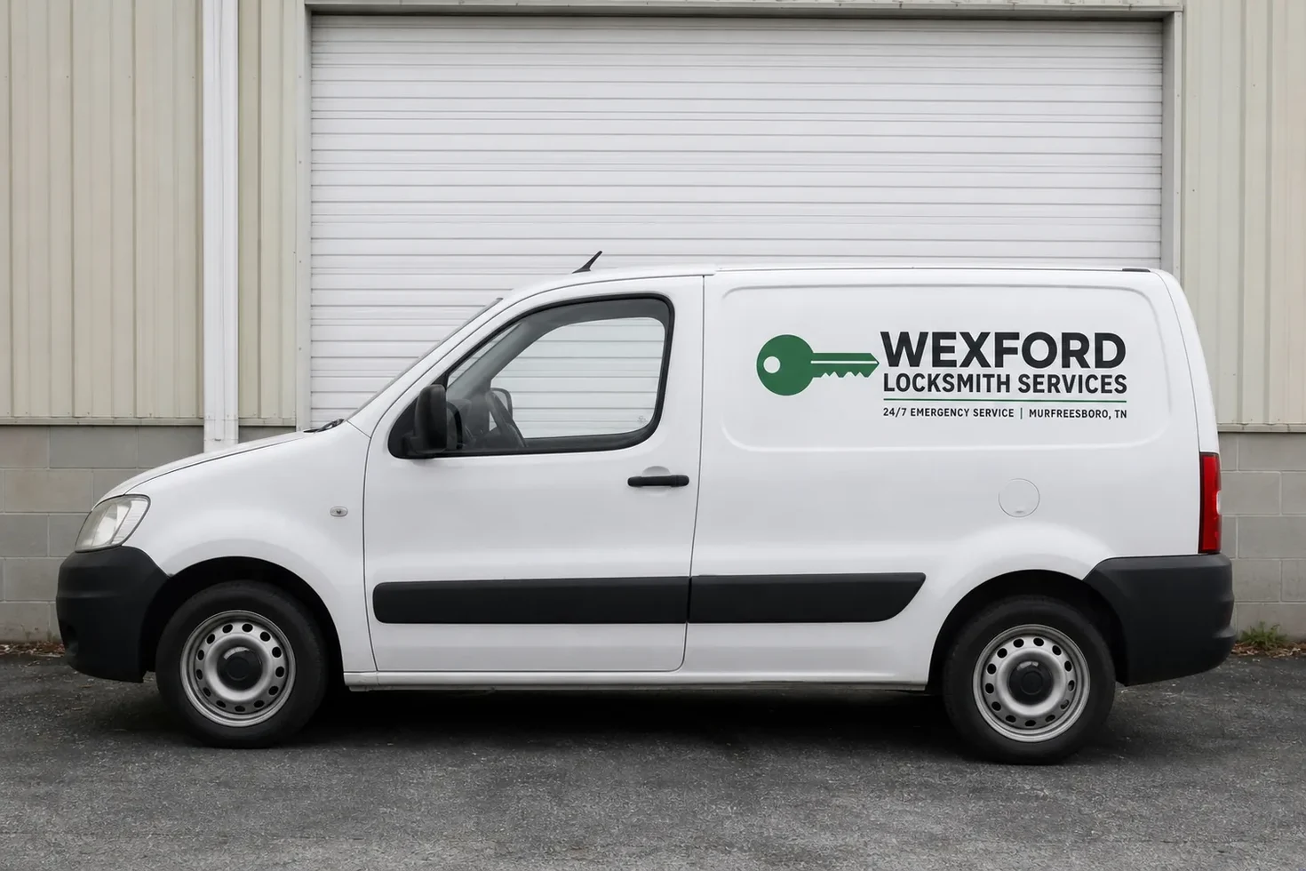 The Wexford Locksmith Services service vehicle, stocked for lockouts and key cutting in Murfreesboro, TN